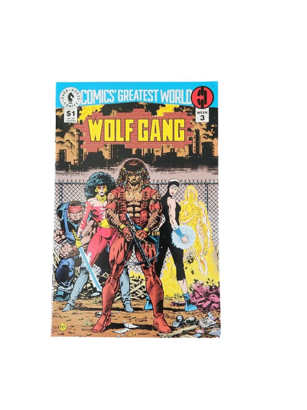 Dark Horse Wolf Gang Week 3 1993 Comic Book Collector Bagged Boarded